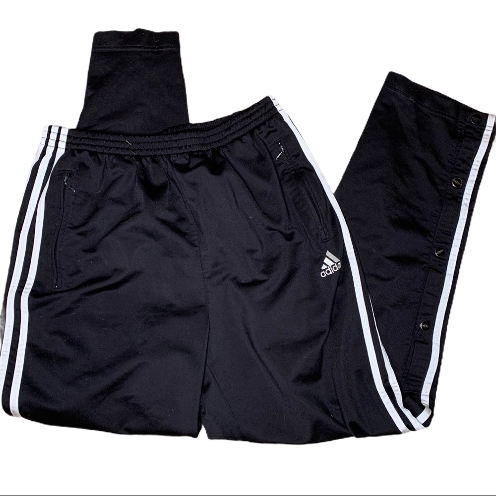 Adidas Vintage Snap Away Pants Size Medium